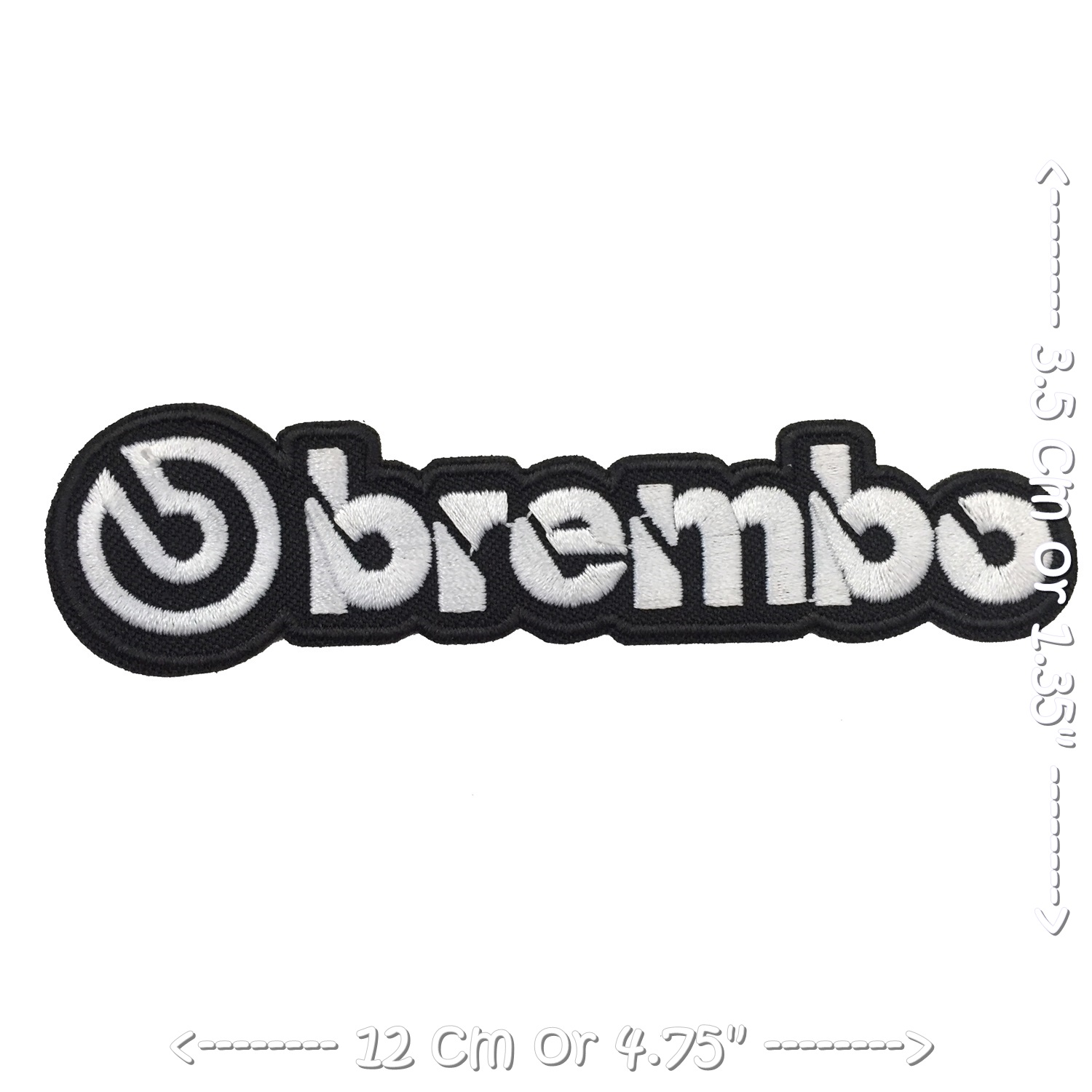 Brembo ตัวรีดติดเสื้อ อาร์มรีด อาร์มปัก ตกแต่งเสื้อผ้า หมวก กระเป๋า แจ๊คเก็ตยีนส์ Racing Embroidered Iron on Patch