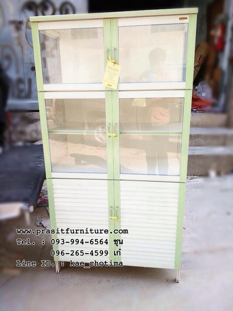 ตู้กับข้าวอลูมิเนียม เมทัลไลท์ Metalite ขนาด 3 ฟุต รุ่น CA202