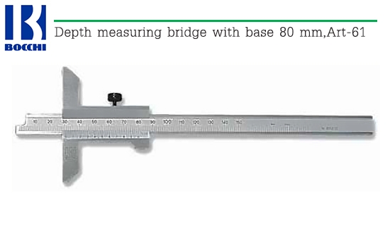 BOCCHI,Depth measuring bridge with base 80 mm,Art-61