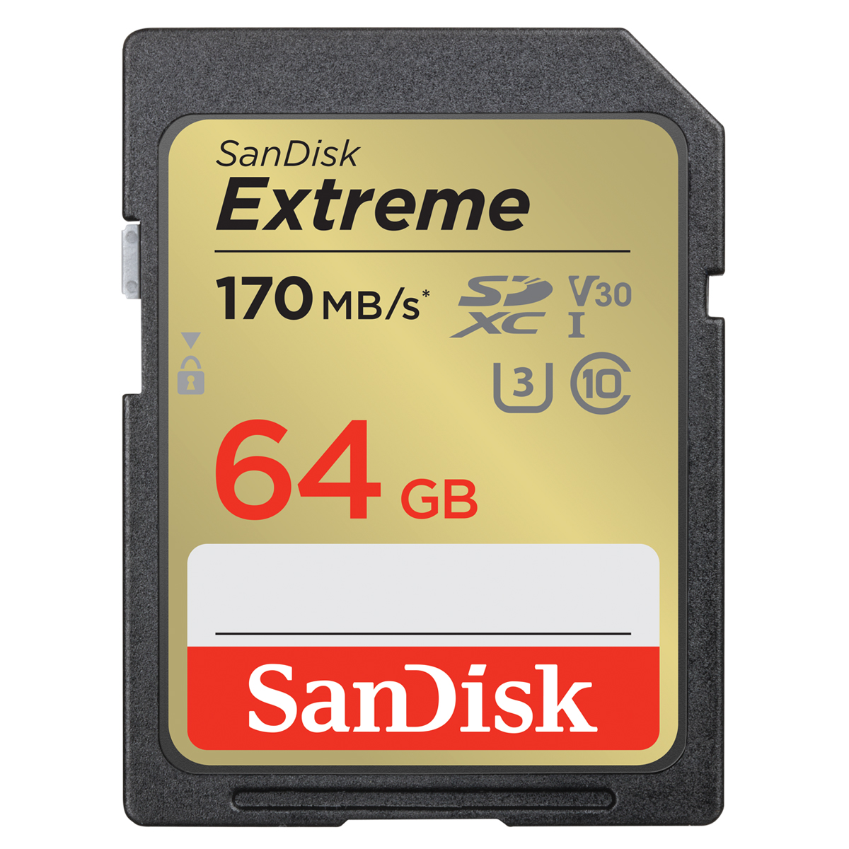 SanDisk Ultra SD Card ClassU3 64GB Speed 170MB/s / 80MB/s R/W (SDSDXV2-064G-GNCIN) SDXC เมมโมรี่การ์ด สำหรับ SDCARD กล้องมิลเลอร์เลส DSLR Mirrorless ประกันตลอดอายุการใช้งาน