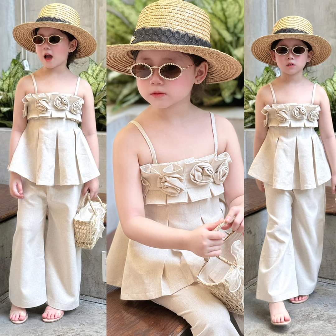 💜พร้อมส่ง💜ชุดเด็กผู้หญิง/E6.91-set 2 ชิ้น Size 4 น้ำหนัก 13 ถึง 15 kg