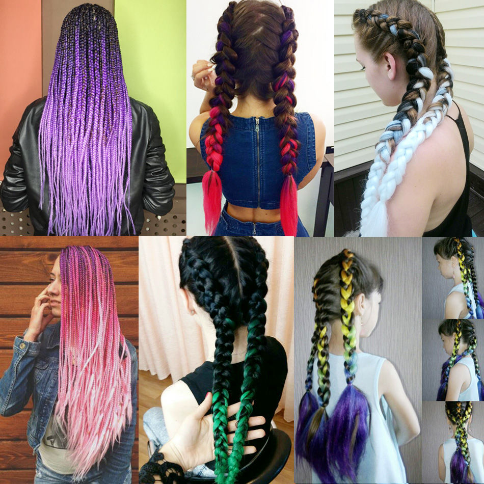 ผมสี ถักเปียแฟชั่นเกาหลีมีหลากหลายสีให้เลือก