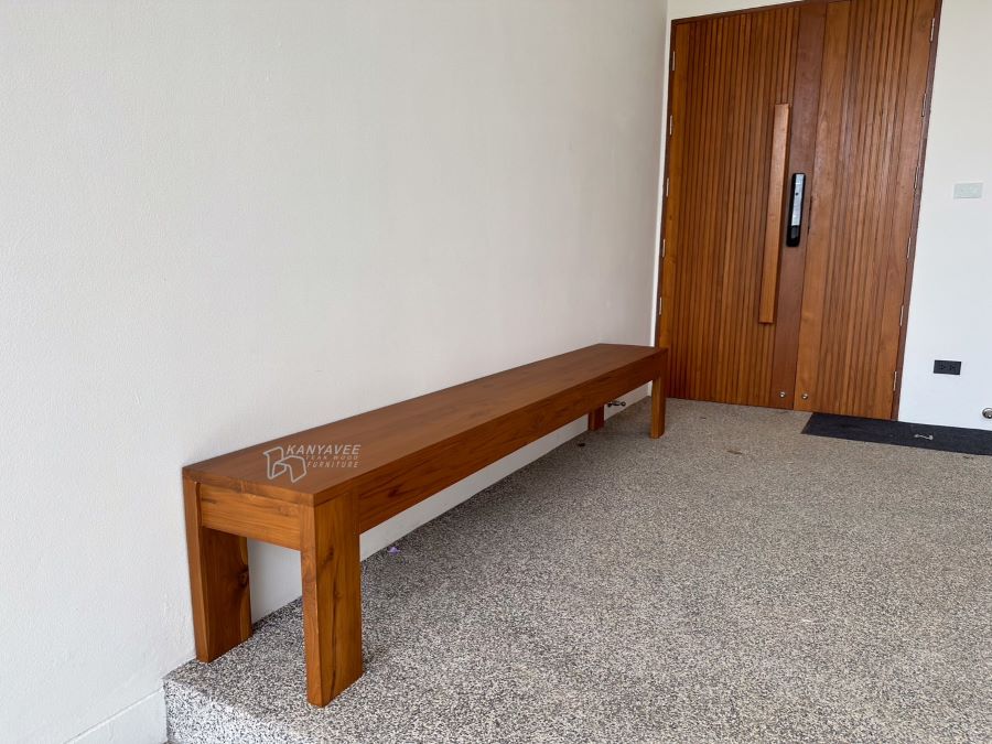 ม้านั่งยาวไม้สัก (Bench)
