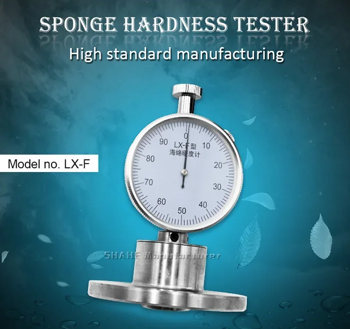 เครื่องทดสอบความแข็งโฟมแบบพกพา,SHAHE, Shahe Sponge Hardness Tester Foma Hardness Tester LX-F,