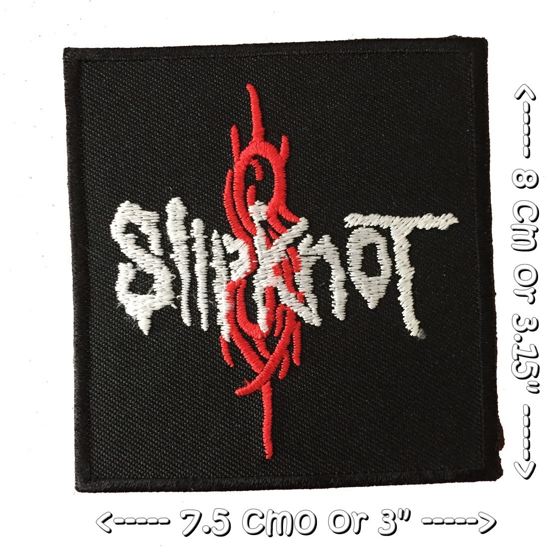 Slipknot วงดนตรี ร็อค เฮฟวี่เมทัล พังค์ ตัวรีดแบบปัก อาร์มปัก ตัวรีดติดเสื้อ ตัวรีด ติดกระเป๋า ติดหมวก ติดแจ๊คเก็ต Rock Iron on Embroidered Patch