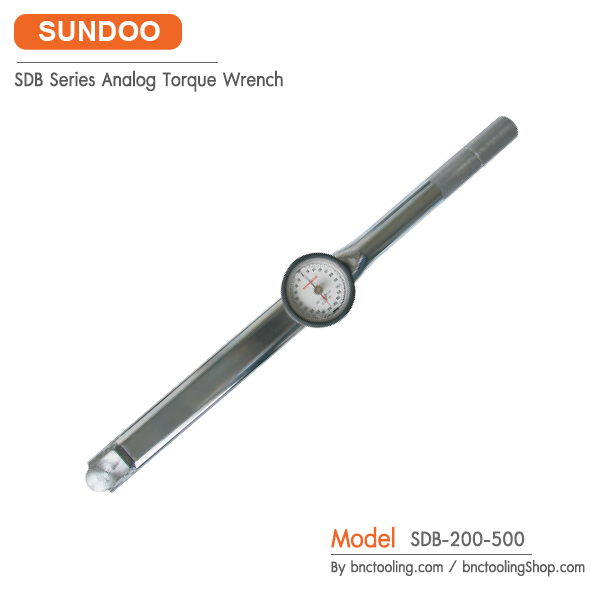 SUNDOO,Analog Torque Wrench, SDB -200-500