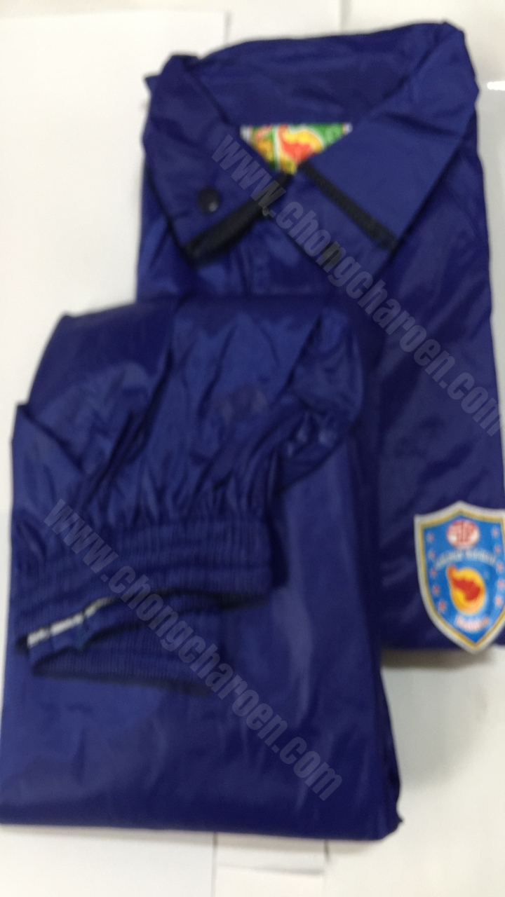 ชุดกันฝน เสื้อ และ กางเกง หนา มีหมวกในตัว สีต่างๆ ตราช้าง Danko