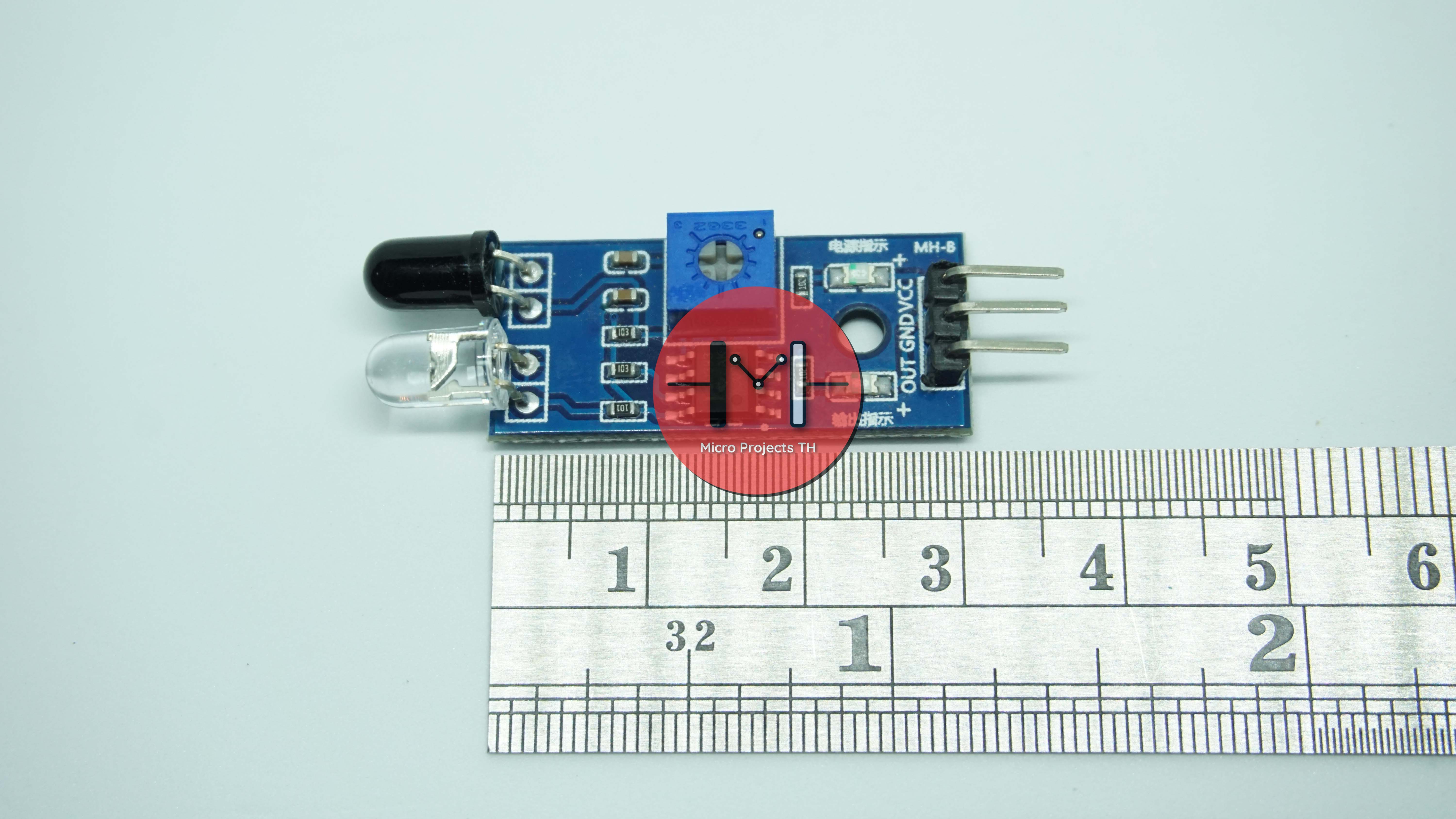 โมดูลตรวจจับสิ่งกีดขวางแบบอินฟาเรด IR Infrared photoelectric Sensor Module