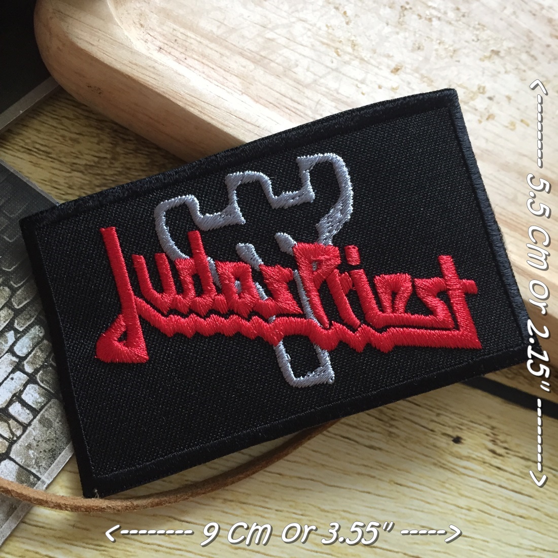 Judas Priest วงดนตรี ร็อค เฮฟวี่เมทัล พังค์ ตัวรีดแบบปัก อาร์มปัก ตัวรีดติดเสื้อ ตัวรีด ติดกระเป๋า ติดหมวก ติดแจ๊คเก็ต Rock Iron on Embroidered Patch
