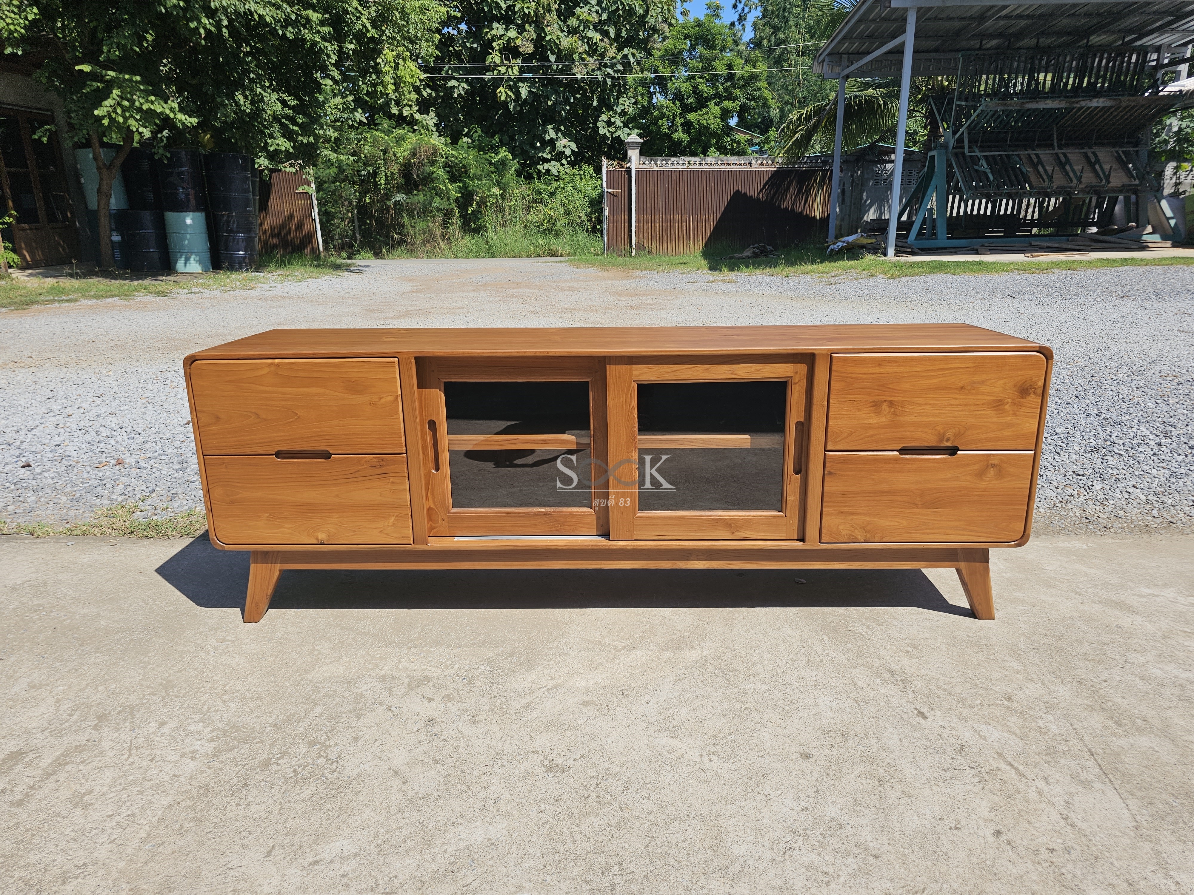 ตู้ไซด์บอร์ดเก็บของวางทีวี