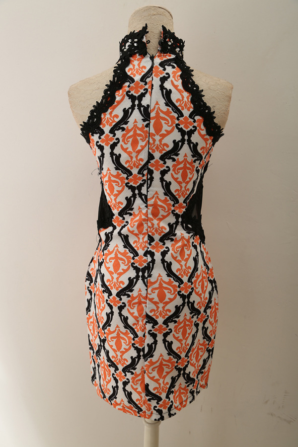 ชุดเดรสออกงานแขนกุดสวยๆๆ ส่งฟรี ems