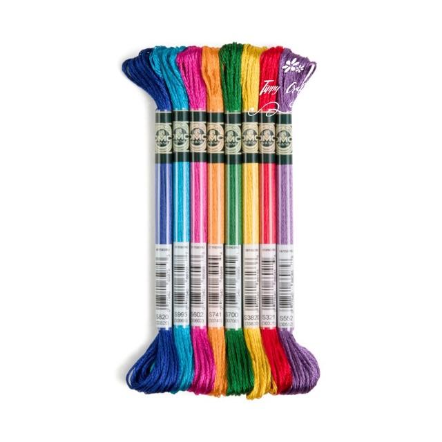 ไหม DMC satin floss รุ่นซาติน เงาพิเศษ (ราคาต่อ 1 ใจ)