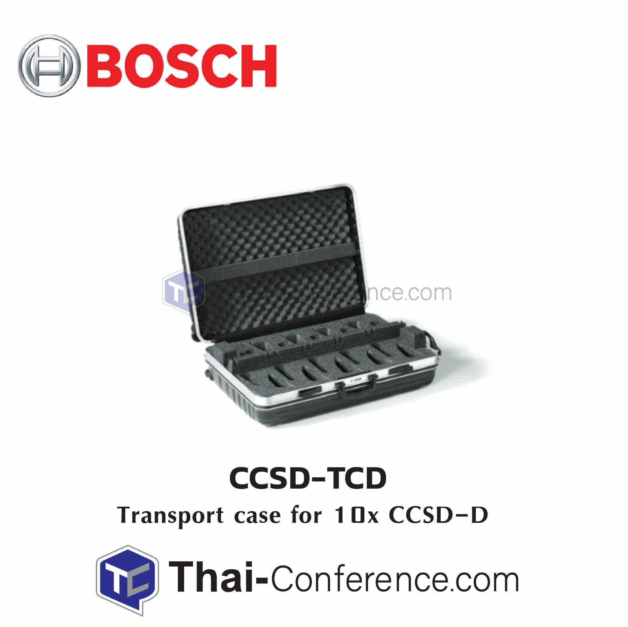 BOSCH CCSD-TCD Transport case for 10x CCSD-D ไมค์ประชุม ชุดประชุม ไมค์ห้องประชุม ไมค์ conference