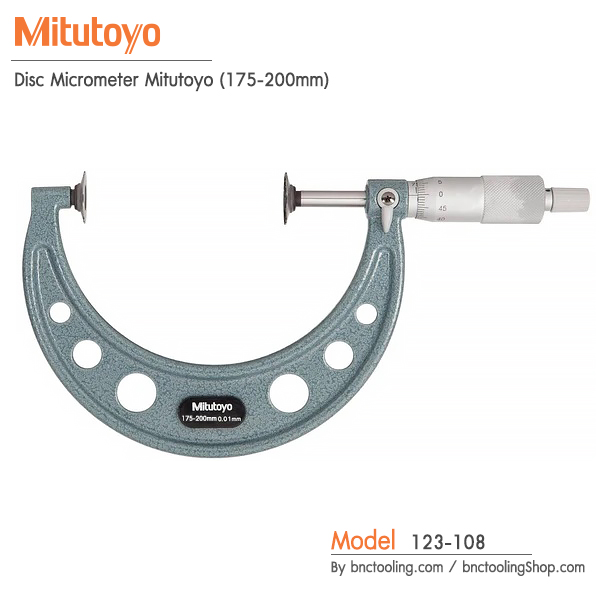 Mitutoyo,Disc Micrometer (175-200mm),123-108