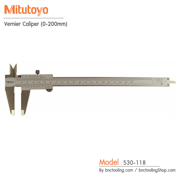 Mitutoyo,Vernier Caliper (0-200mm),530-118