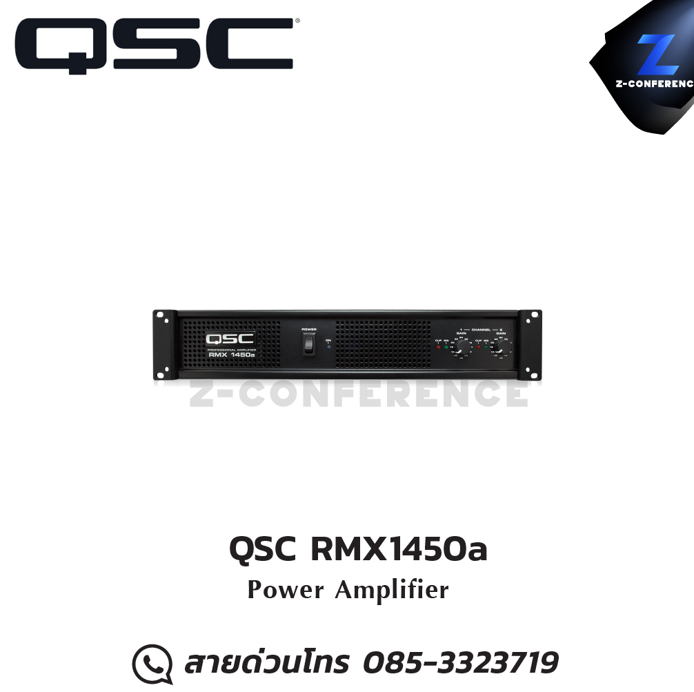 QSC RMX1450a Power Amplifier , แอมป์ , amplifier, power amp, power amplifier