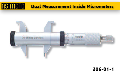 ASIMETO,P19,Dual Measurement Inside Micrometers,206-01-1