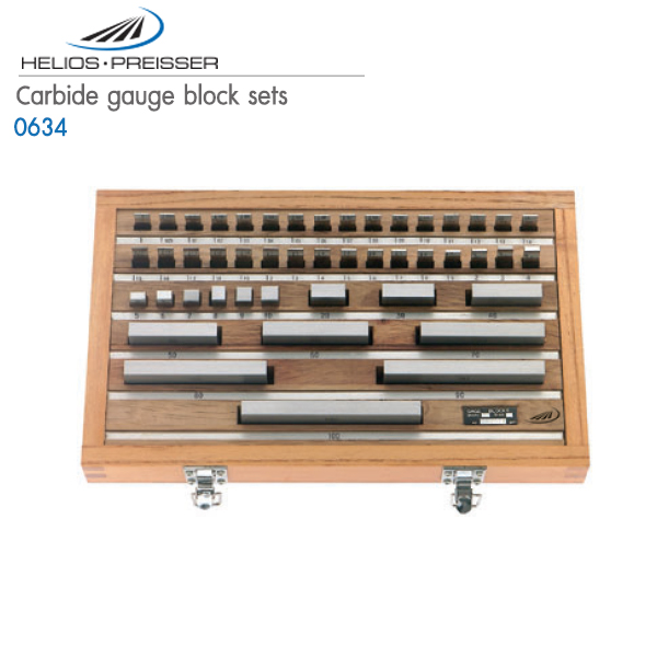 HELIOS-PREISSER,Carbide gauge block sets,0634 014