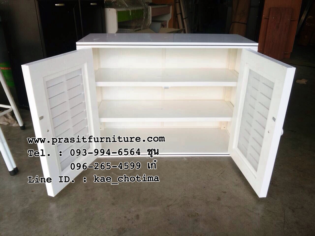 ตู้รองเท้าพลาสติก PVC รุ่น D2 (มีรูปสินค้าจริง)