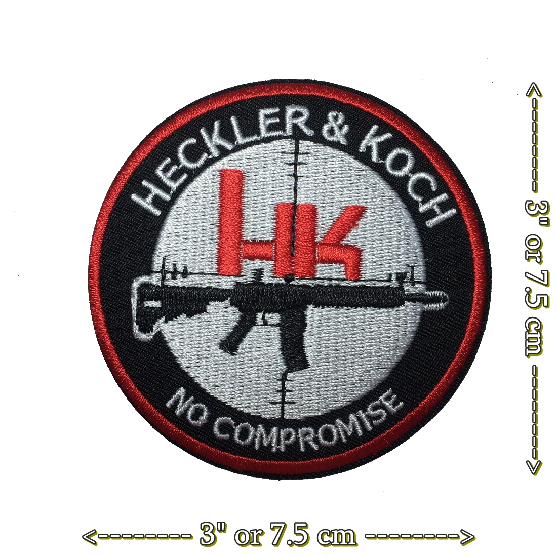 HK ตัวรีดติดเสื้อ อาร์มรีด อาร์มปัก ตกแต่งเสื้อผ้า หมวก กระเป๋า แจ๊คเก็ตยีนส์ Badge Embroidered Iron on Patch