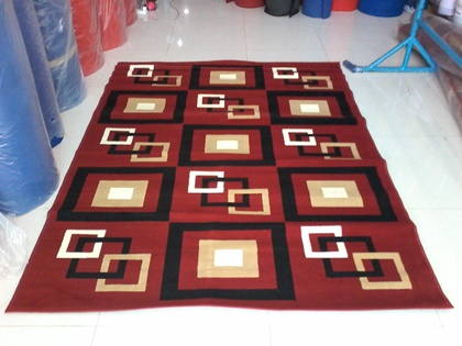 พรมแต่งห้อง งานดีไซด์ สไตล์modern ขนาด 1.60 x 2.10m. รหัสสินค้า: 000053