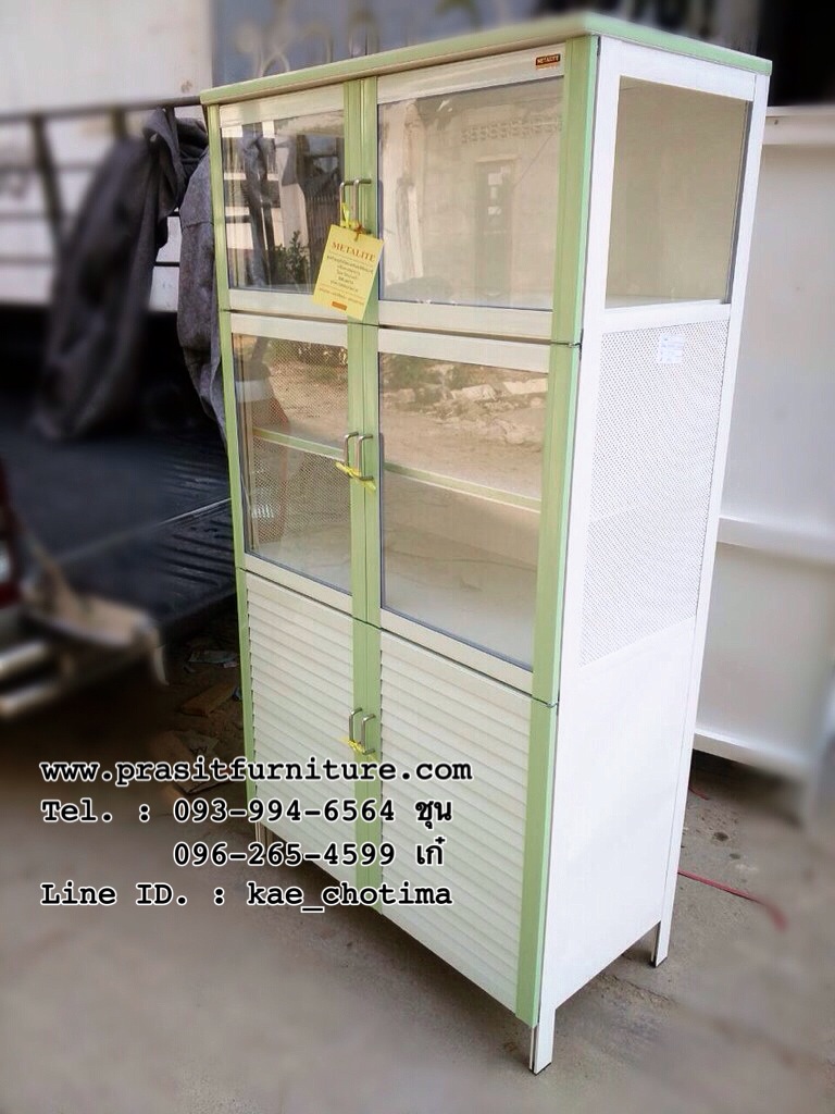 ตู้กับข้าวอลูมิเนียม เมทัลไลท์ Metalite ขนาด 3 ฟุต รุ่น CA202