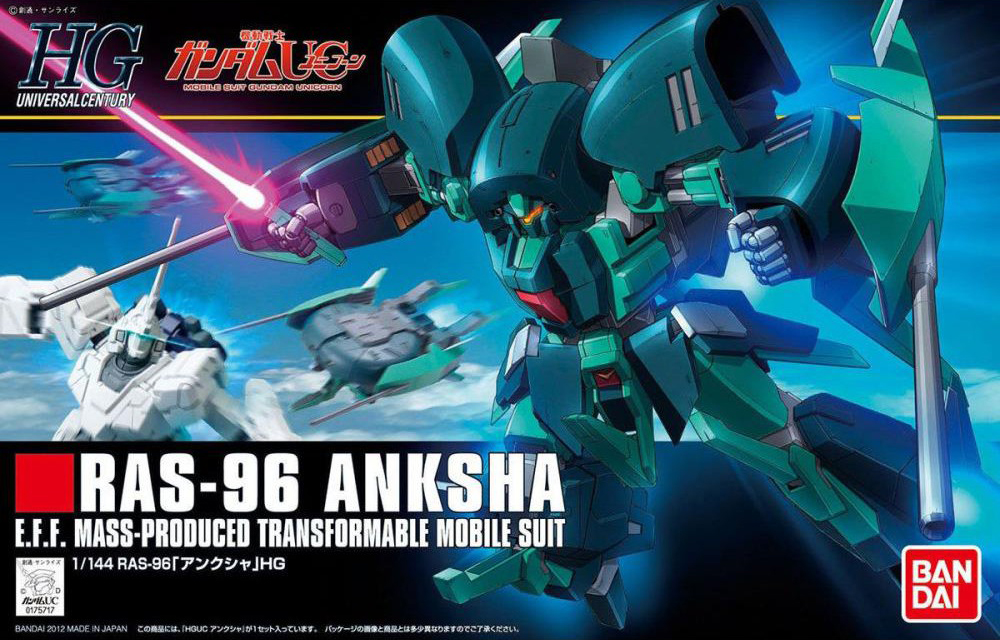 Bandai 1/144 HGUC 141 RAS-96 ANKSHA 4573102557438 C4