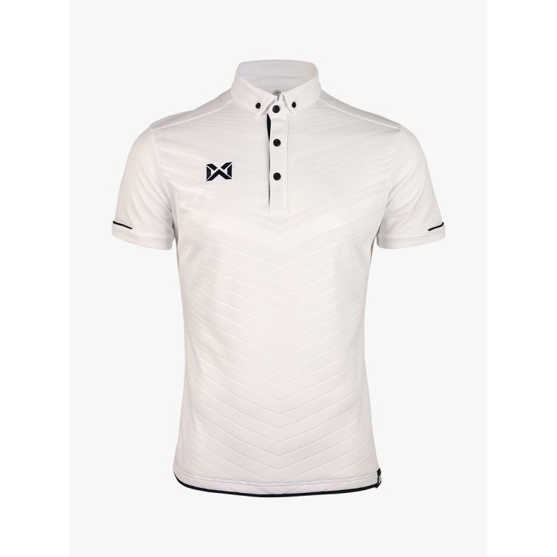 Warrix เสื้อโปโลวาริกซ์แขนสั้นพิมพ์ลาย WA-3318 LAVIDA - สีดำ/ขาว/ส้ม/ชมพู/บานเย็น/เลือดหมู/เขียว วอริกซ์ แท้ 100%