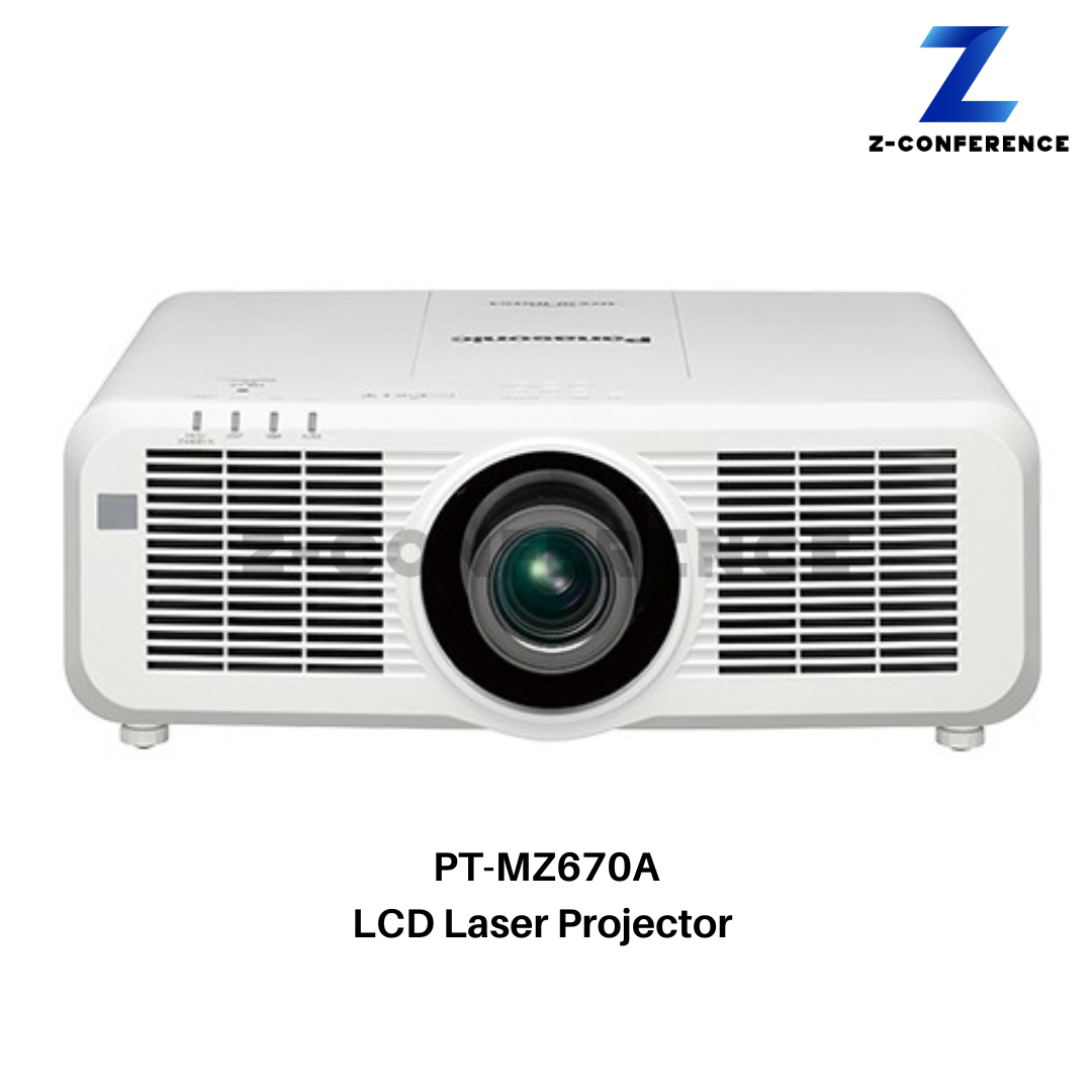 Projector PANASONIC PT-MZ670A (LCD Laser / 6,500 lm / WUXGA) projector , โปรเจคเตอร์ , เครื่องฉายโปรเจคเตอร์ , โปรเจคเตอร์ดูหนัง , เครื่องโปรเจคเตอร์