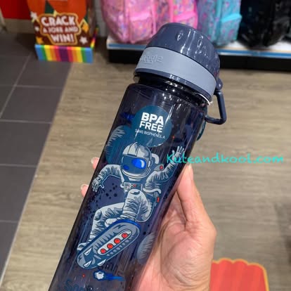 กระติกน้ำ หลอดดูด ( ) Smiggle water bottle- นุดอวกาศ