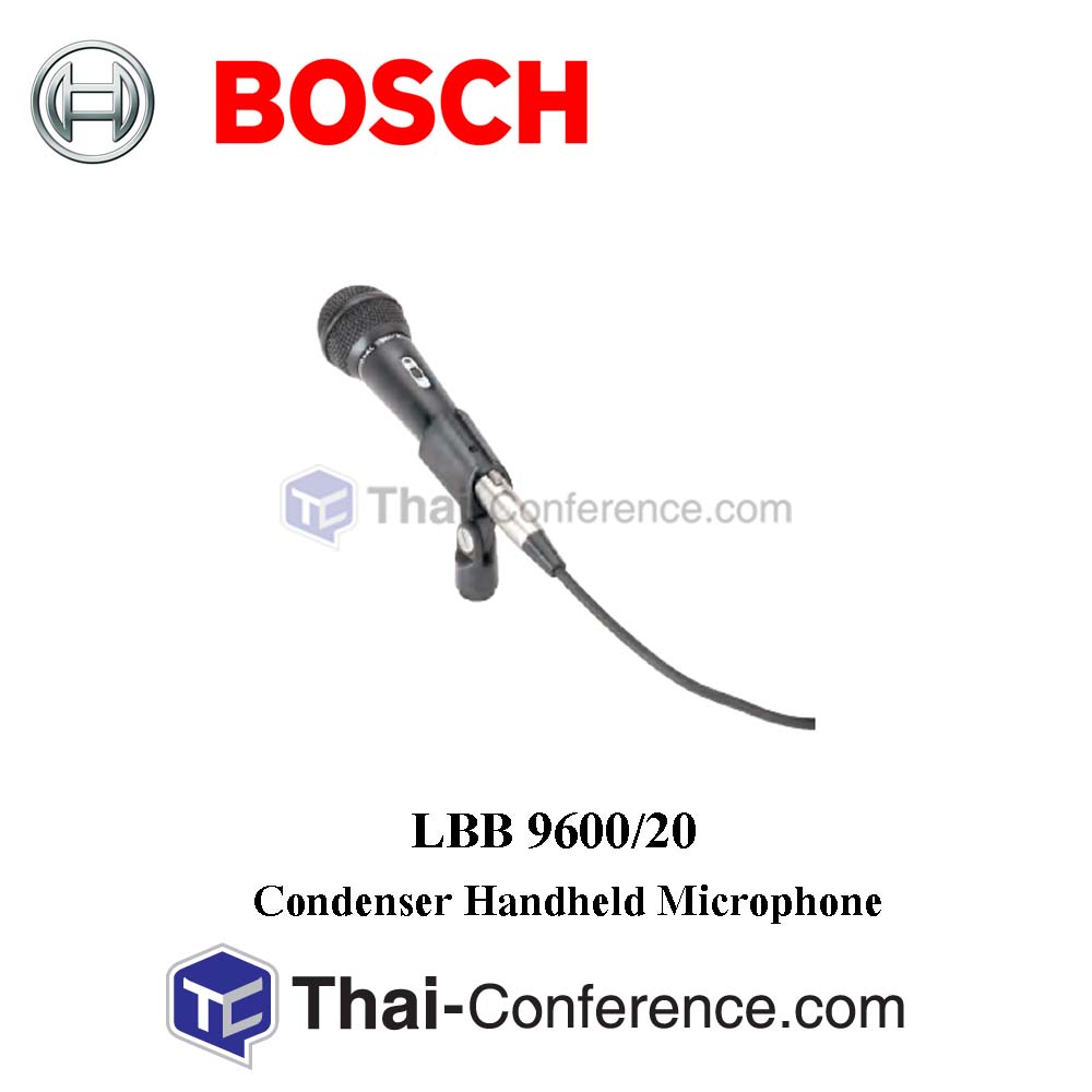 BOSCH LBB 9600/20 Condenser Handheld Microphone. ไมค์ประชุม ชุดประชุม ไมค์ห้องประชุม ไมค์ conference