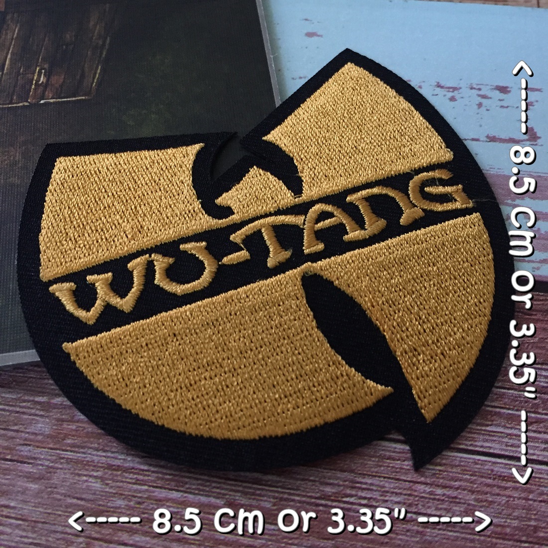Wu Tang Clan วงดนตรี ร็อค เฮฟวี่เมทัล พังค์ ตัวรีดแบบปัก อาร์มปัก ตัวรีดติดเสื้อ ตัวรีด ติดกระเป๋า ติดหมวก ติดแจ๊คเก็ต Rock Iron on Embroidered Patch