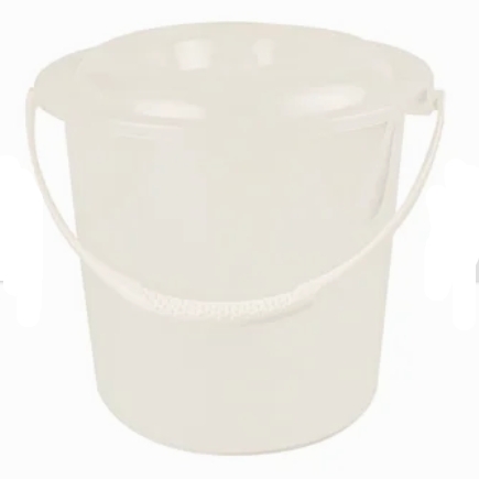 ถังน้ำหูหิ้วพร้อมฝา PP เกรด A 30.5 x 30.5 x 28 ซม.