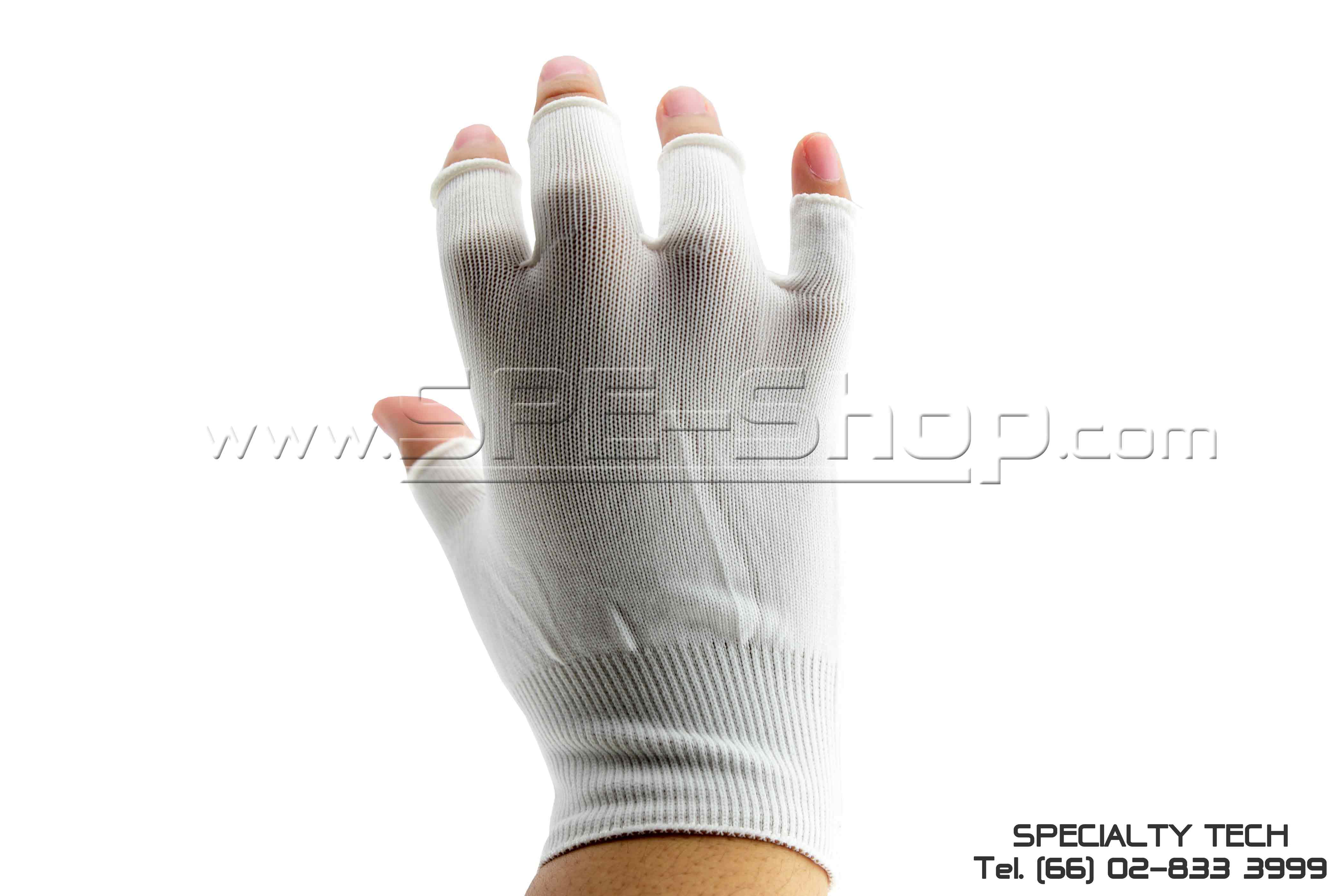 Nylon Half Finger Fit Glove