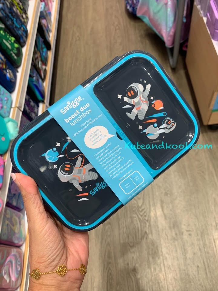 Smiggle กล่องข้าว Boost Duo - อวกาศ
