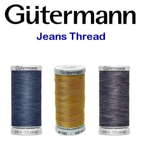 Gutermann ด้ายเย็บ Jeans Thread 100 m.
