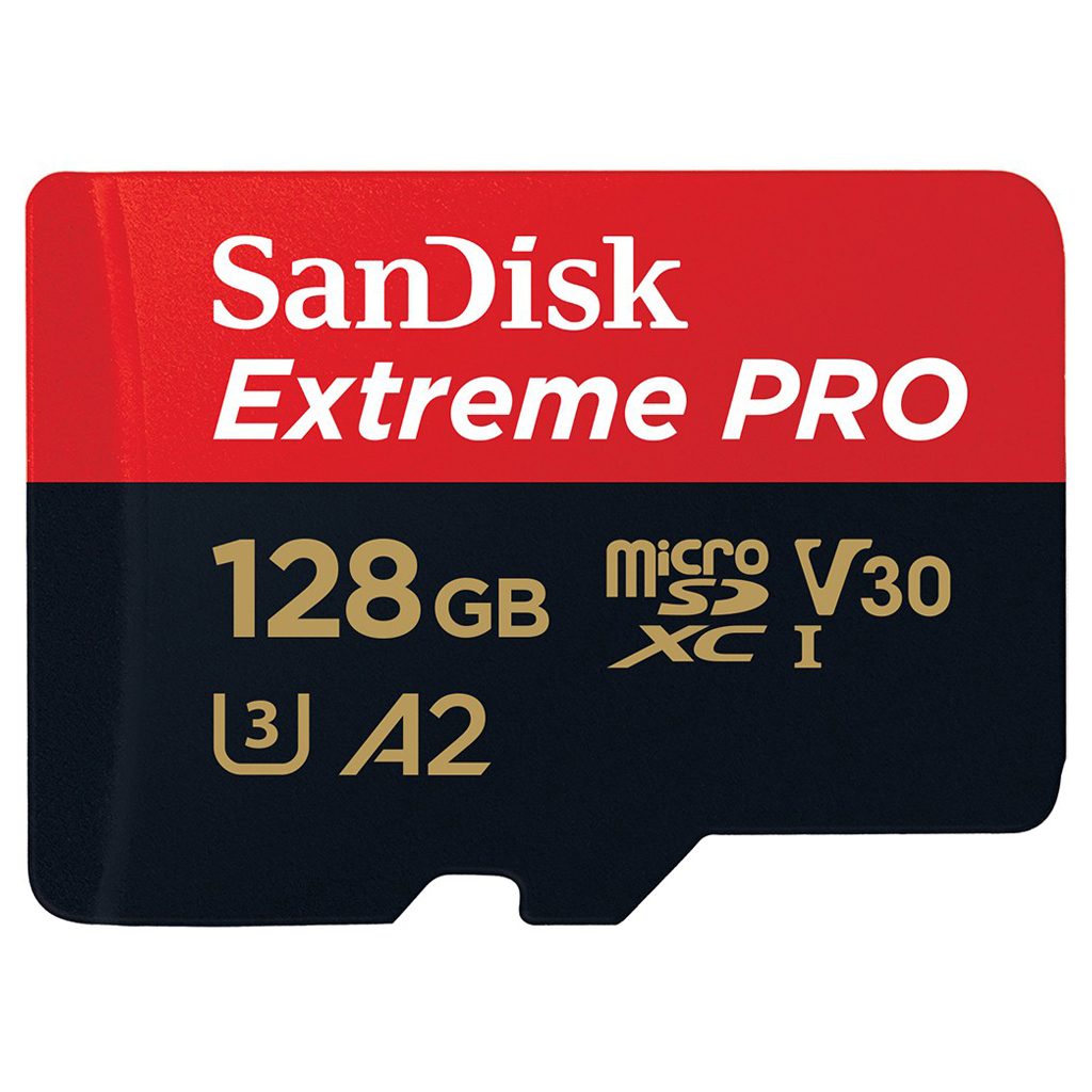 SanDisk Extreme Pro microSDXC Card V30 U3 128TB 200MB/s R, 90MB/s W (SDSQXCD-128G-GN6MA) Mobile Gaming ,Nintendo ,GoPro ประกัน Synnex ตลอดอายุการใช้งาน