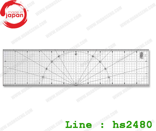 ไม้บรรทัดงานควิล์ท ขนาด 15cm x 60cm