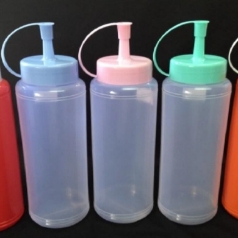 ขวดบีบซอสพลาสติก 1100ml. (7.5x27.2 cm.)