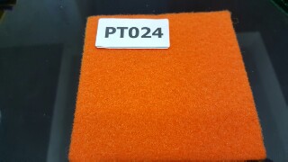 พรม อัดเรียบ สีส้ม PT024 หนา 4 มิล กว้าง 1.5 m.