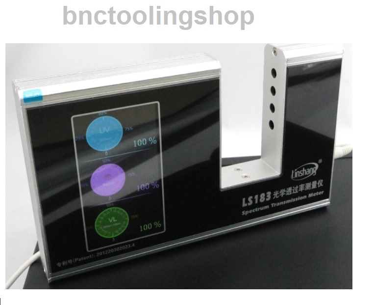 เครื่องวัดการกรองแสง เครื่องวัดฟิล์มกรองแสง มิเตอร์วัดกระจกกรองแสง, LS183 Optical Light Transmittance Meter UV IR Visible Light Transmittance Instrument .