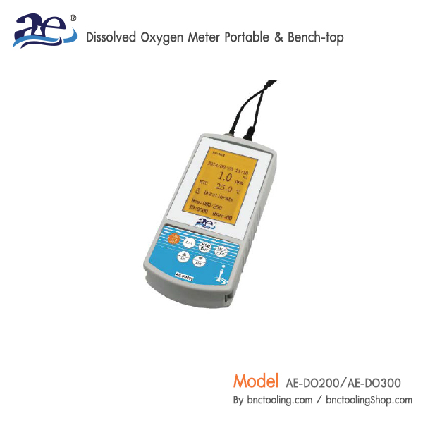 A&E Lab,Dissolved Oxygen Meter Portable & Bench-top,AE-DO200/AE-DO300