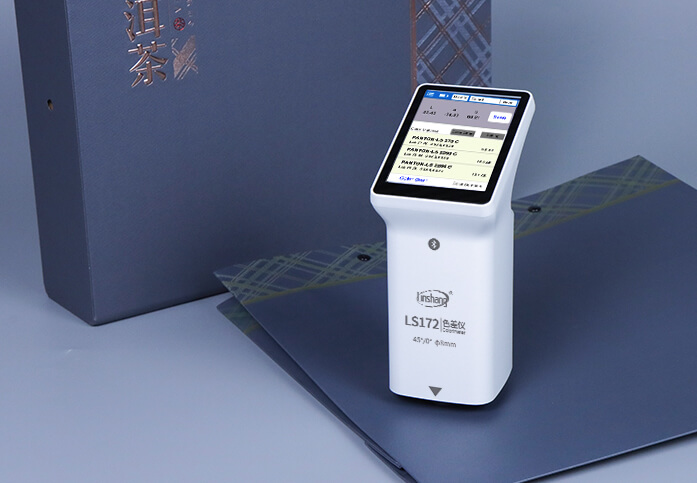 Linshang LS172,Digital Colorimeter, Color Meter Colormeter LS172, 45°/0° D65 Light Source, Paint Easy to Use Touch Screen APP PC Software cmyk,
