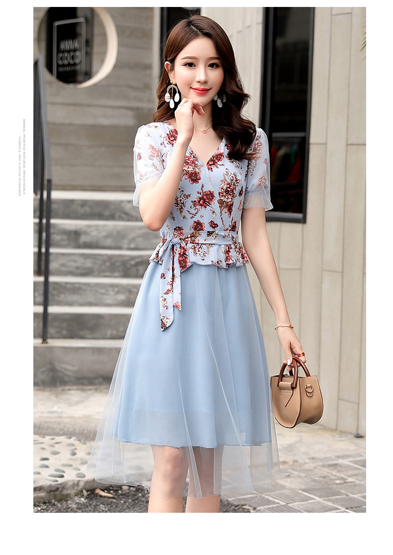 มาแล้วค่ะ collection ชุดเดรสสีฟ้าสวยๆๆใส่วันแม่ ส่งฟรีค่ะ