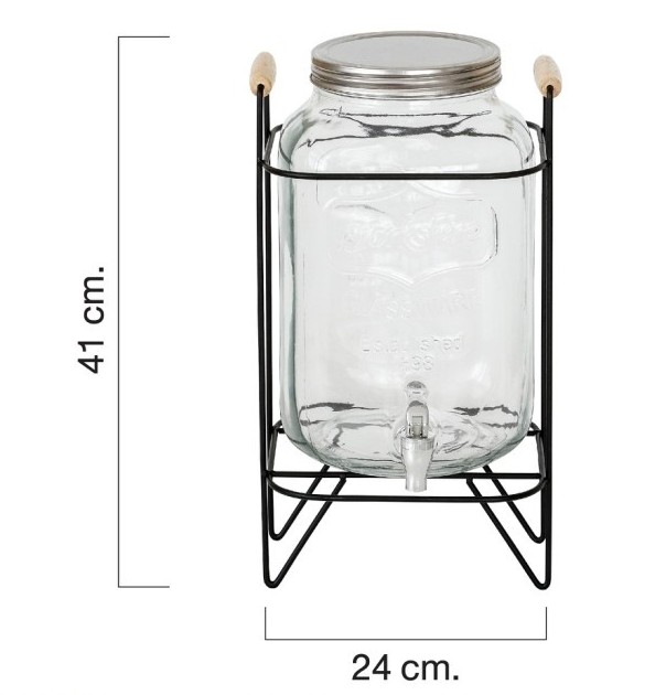 โถจ่ายน้ำพร้อมขาตั้งสไตล์วินเทจ ตรา FOFO