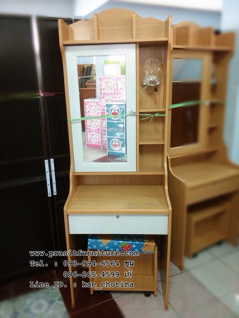 โต๊ะเครื่องแป้งซุ้มกระจกเปิด รุ่น CNR-60