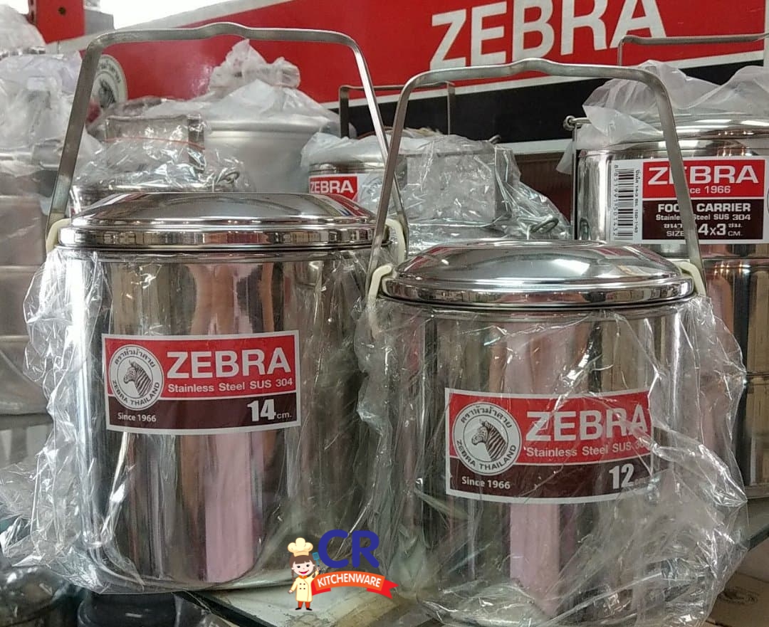 Zebra หม้อหิ้ว Auto lock ตราหัวม้าลาย (ราคาต่อใบ)