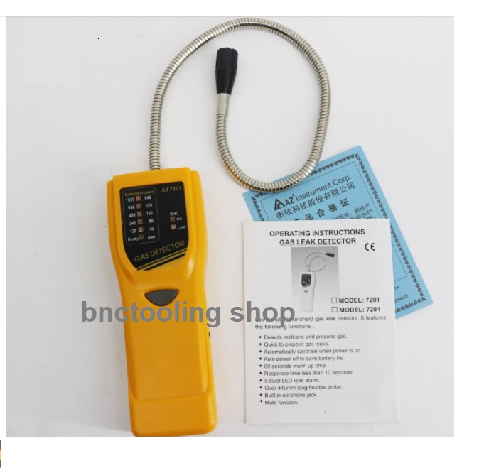 เครื่องวัดก๊าซ,AZ7201 Gas Leak Detector Handheld Type Detector.