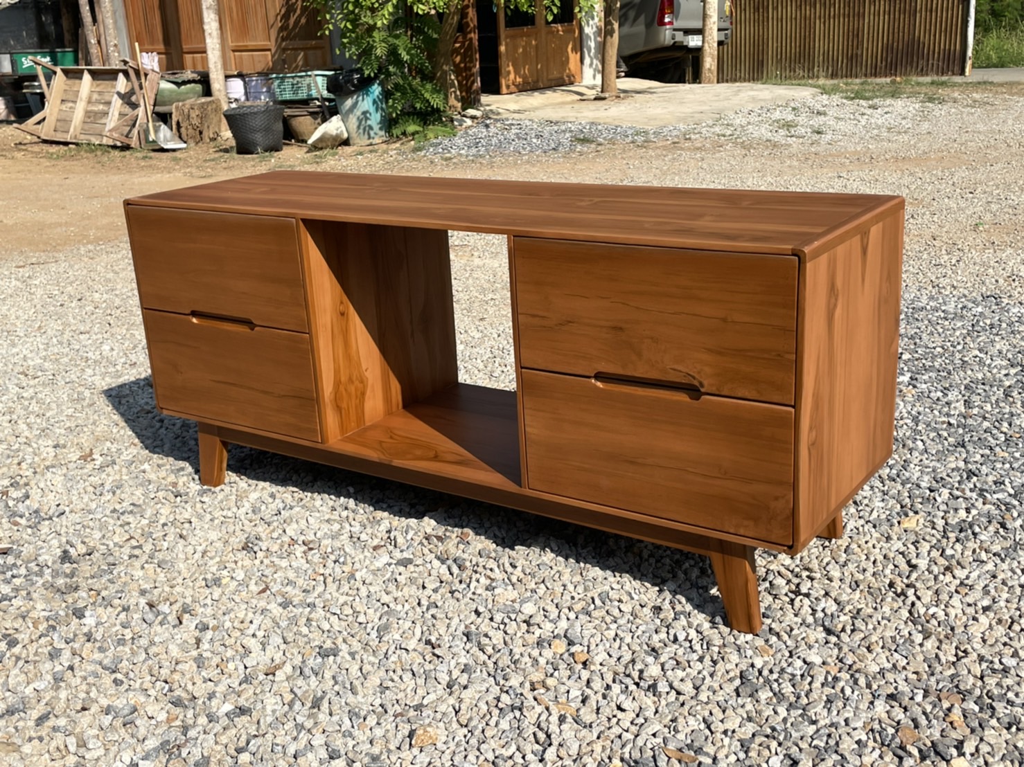 ชั้นวางทีวี 4 ลิ้นชัก