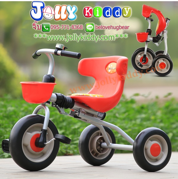 TP 21516 รถสามล้อเด็ก Edgar พับได้ มัลติฟังชั่นเป็นรถเข็นก็ได้ รูปทรงสวยทันสมัย